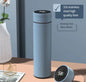 Portable Stainless Steel Insulated Cup with Smart Temperature Display